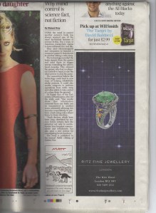 Daily Telegraph 08 November 2014